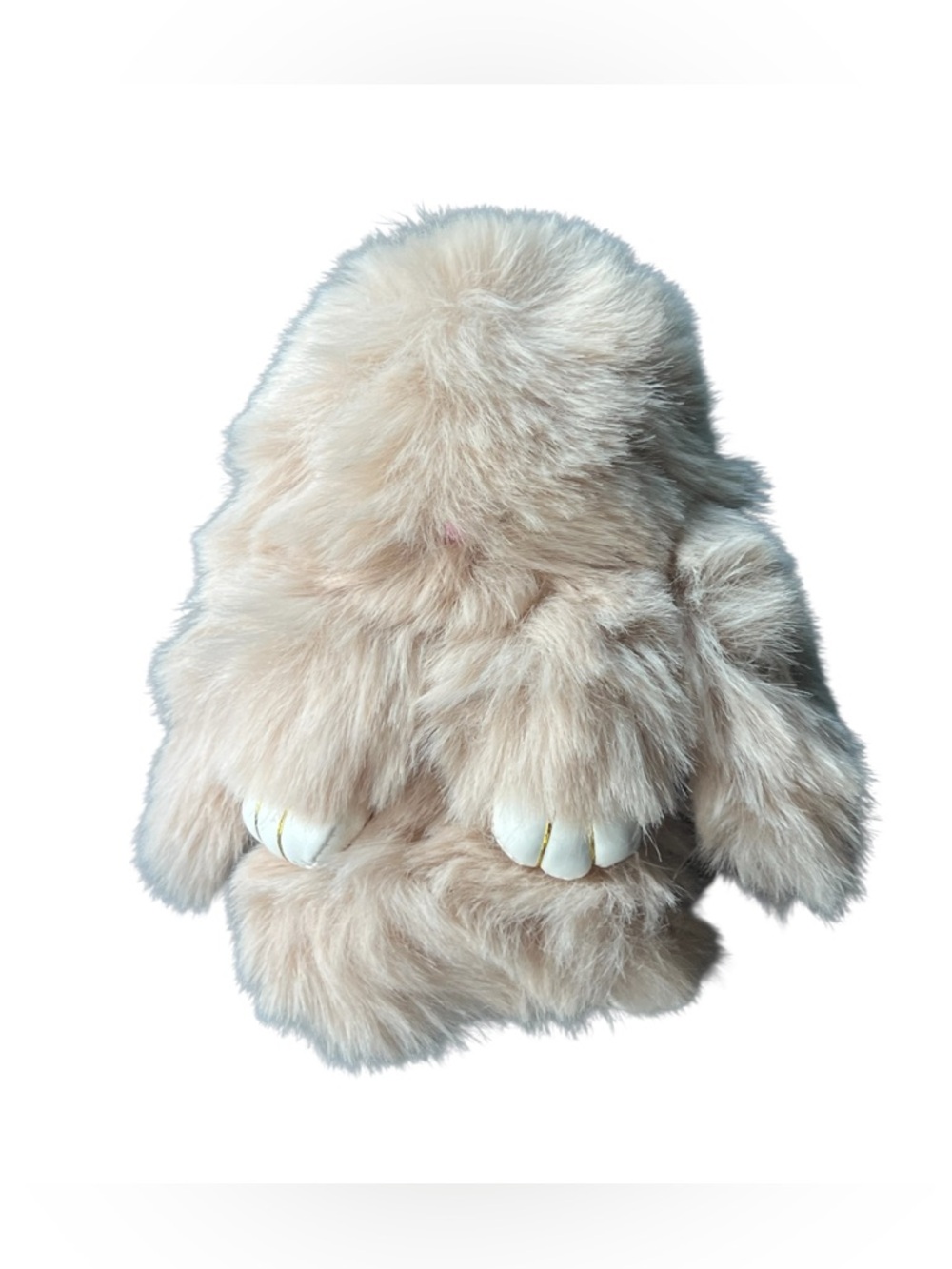 Purse Charm Brown Fluffy Bunny - Picture 2 of 5